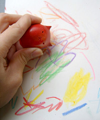 Kitty Egg Crayon
