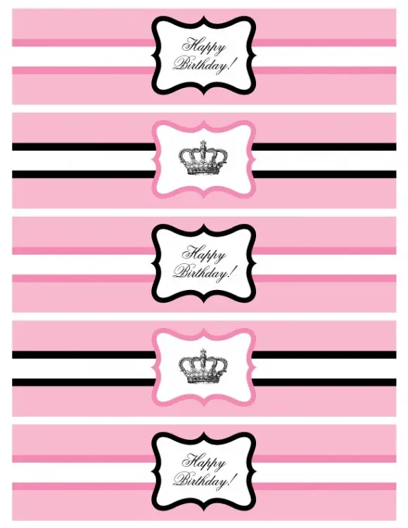 Free Printable Labels For Birthday