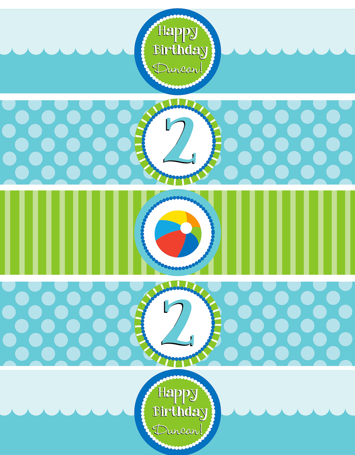 Water Bottle Labels Free Printable