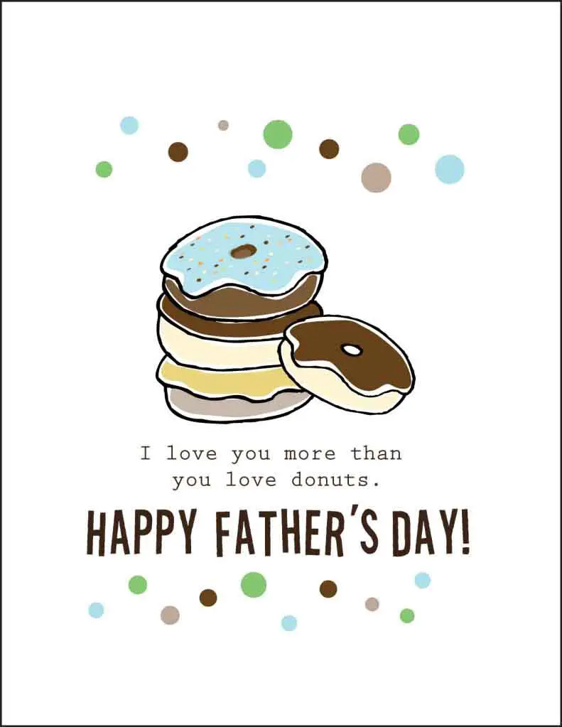 Fathers Day Card Free Printable