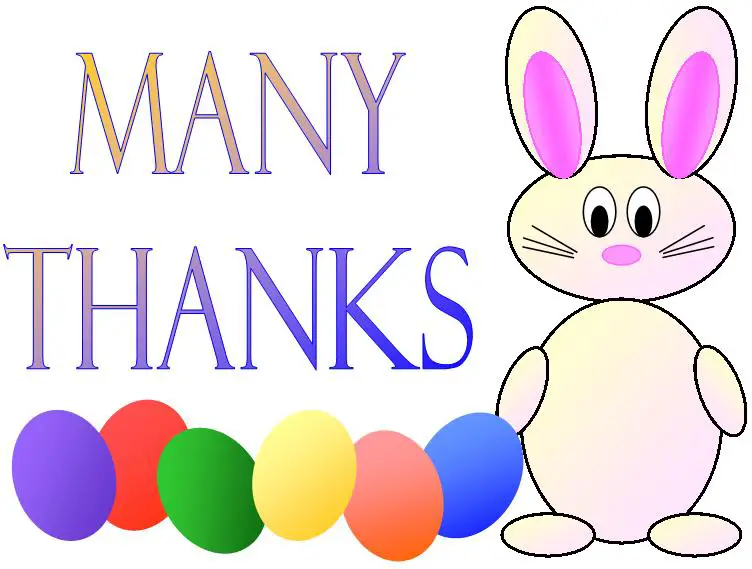 Free Printable Easter Thank You Cards