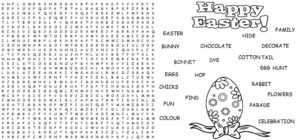 Easter Word Search Puzzles