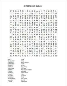 Environmental Science Word Search