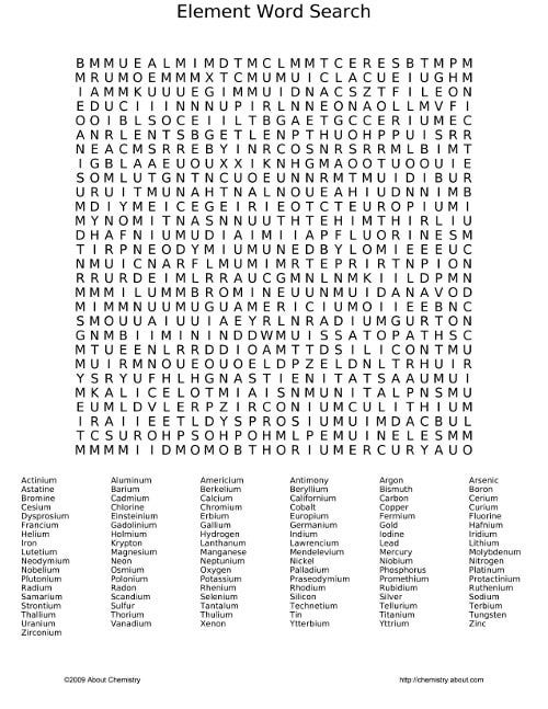 21 Knowledgeable Science Word Search Kitty Baby Love
