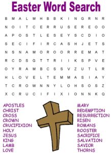 Printable Easter Word Search