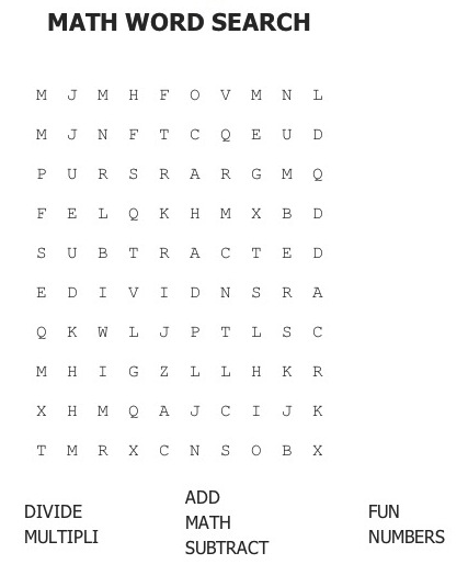 Worksheets Word Puzzle With Mathematical Term math word search puzzles worksheets sharebrowse rringband