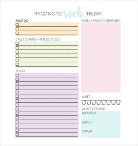 Free Printable Daily Planner