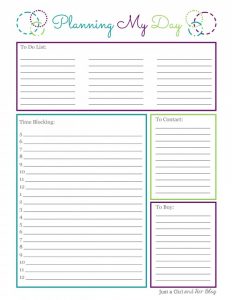 Free Printable Daily Planner Pages