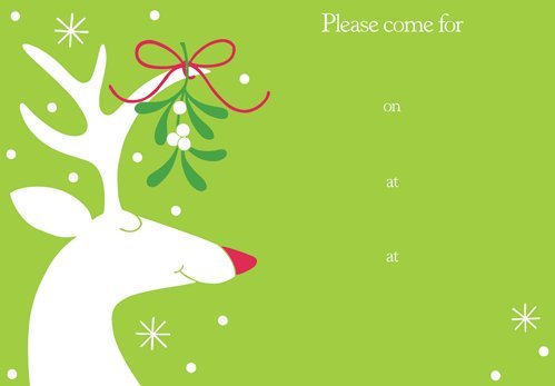 blank christmas party invitations