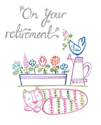 printable retirement card