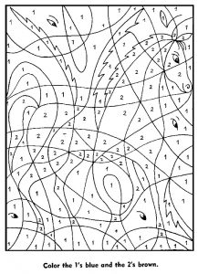 Coloring by Numbers for Adults