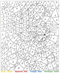Free Printable Color by Number for Adults