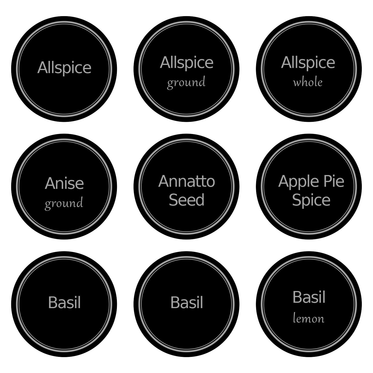 label spice jars