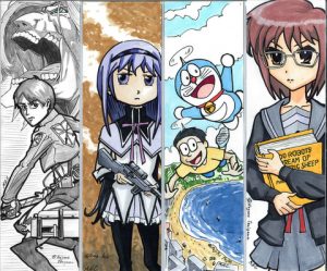 Anime Bookmarks Printable For Free