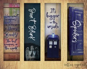 Doctor Who Bookmark Printable