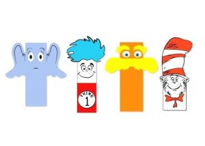 Dr Seuss Printable Bookmarks