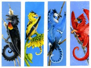 Dragon Bookmarks Free Printable