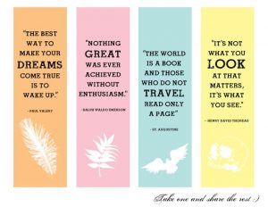Free Printable Bookmarks for Libraries