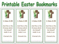 Free Printable Religious Easter Bookmarks