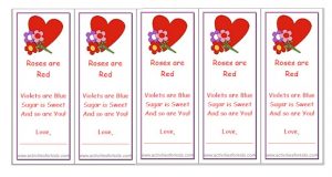 Heart Bookmark Printable