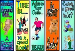 Printable Bookmarks for Boys