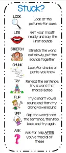 Printable Reading Strategies Bookmark