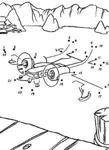 Airplane Dot To Dot Printable