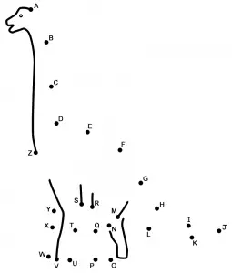 Dinosaur Connect the Dots Printable