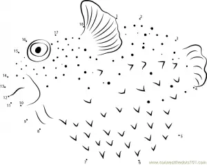 Dot To Dot Fish Printable