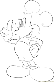 Mickey Mouse Dot To Dot Printables