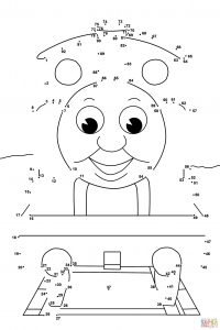 Train Dot To Dot Printables