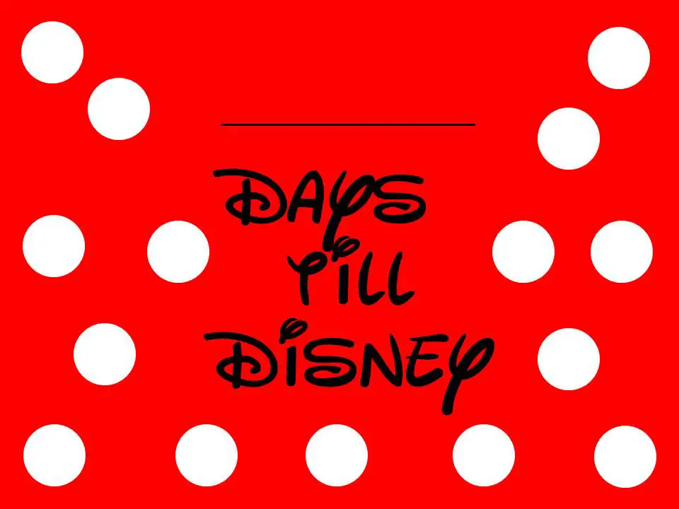 10 Fun Printable Disney Countdown Calendars Kitty Baby Love