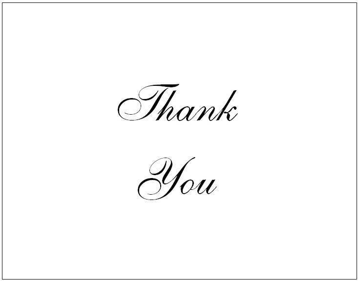 34 printable thank you cards for all purposes
