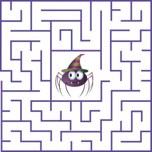 Halloween Maze Printable Worksheets