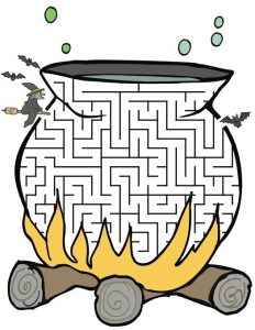 Halloween Maze Printable