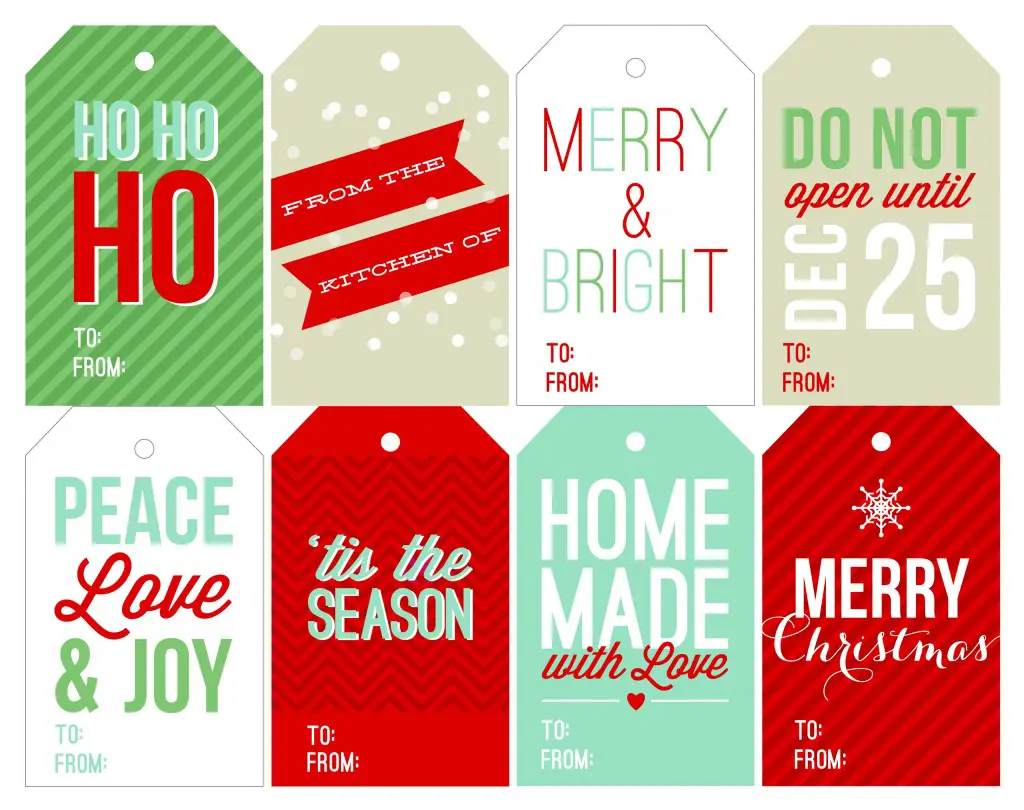 christmas gift label