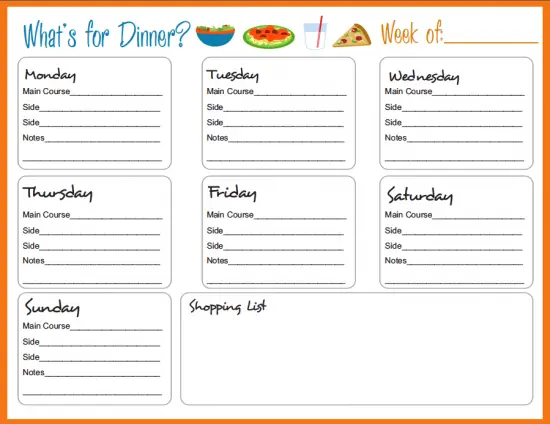 28 useful printable monthly meal planners kitty baby love