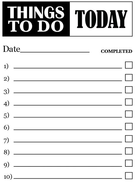 40 printable to do list templates kittybabylove to do list form