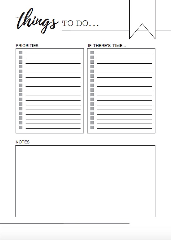 40 printable to do list templates kitty baby love