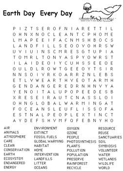 20 earth day word searches kitty baby love