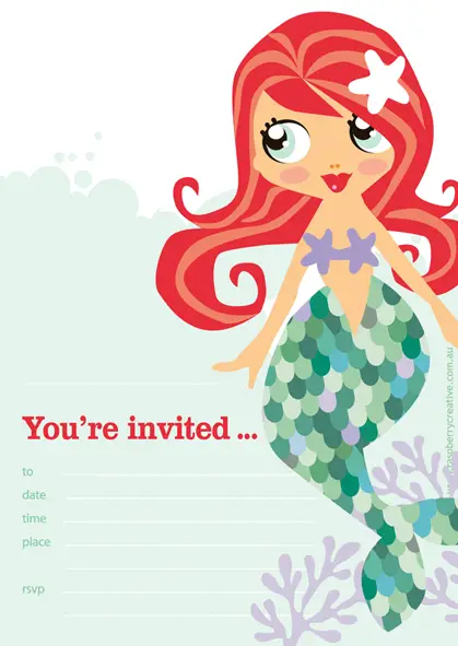 45 pool party invitations kitty baby love