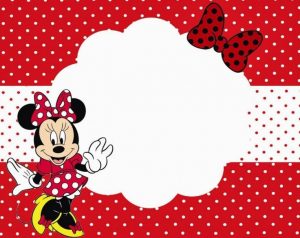 Customized Minnie Mouse Birthday Invitations