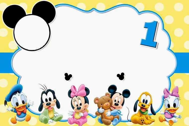 32 superb minnie mouse birthday invitations kitty baby love