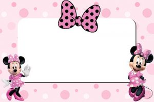 Personalized Minnie Mouse Birthday Party Invitations