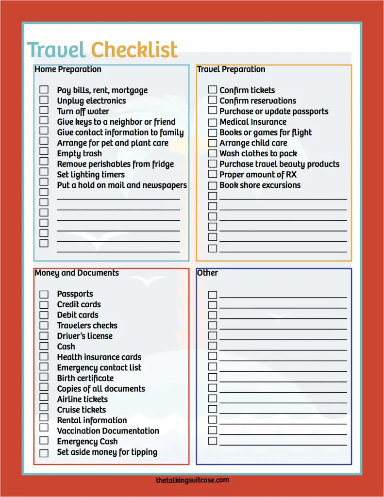 12 super helpful cruise packing checklists kittybabylove com packing for a cruise checklist printable