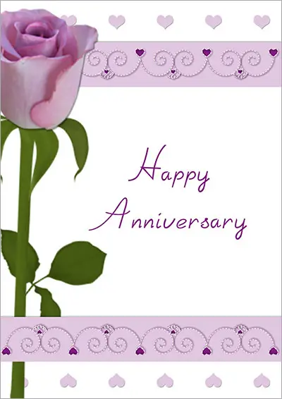 Anniversary Cards For Parents Printable Free