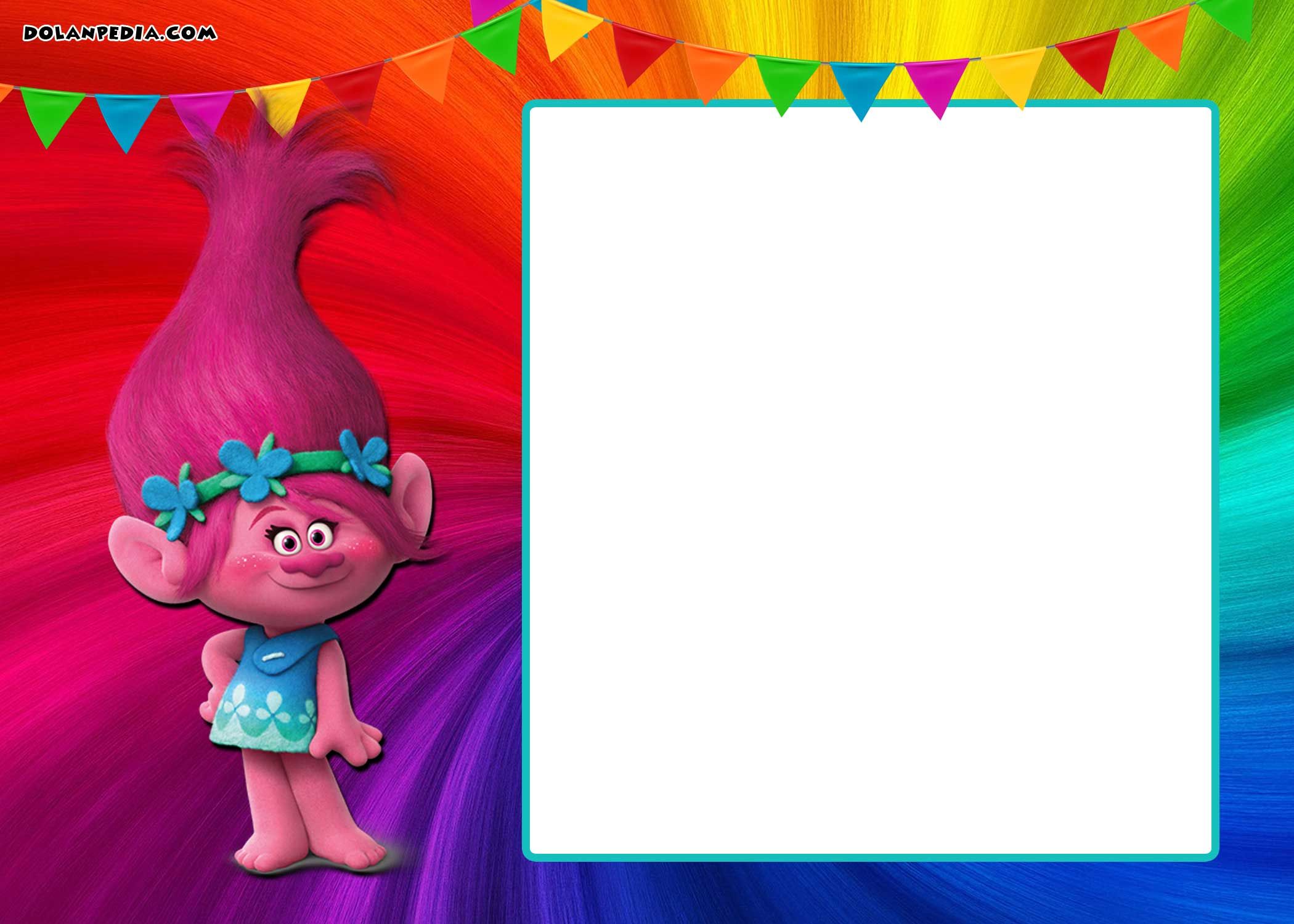 10 funny trolls birthday invitations kittybabylove com invitation free