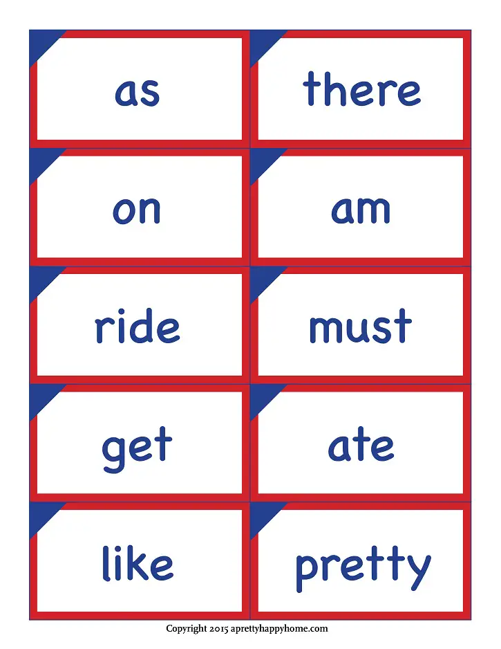 38 sight words flash cards for you kittybabylove com flashcards in word