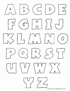 Banner Stencil Letters
