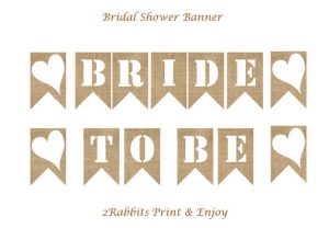 Burlap Letter Banner